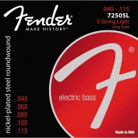 Fender 72505L Long Scale 40-115 для 5 струнного баса 