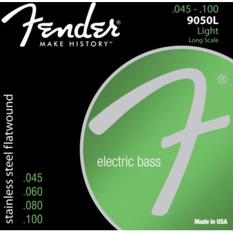 Fender 9050L Stainless Steel Bass Flatwound 45-100