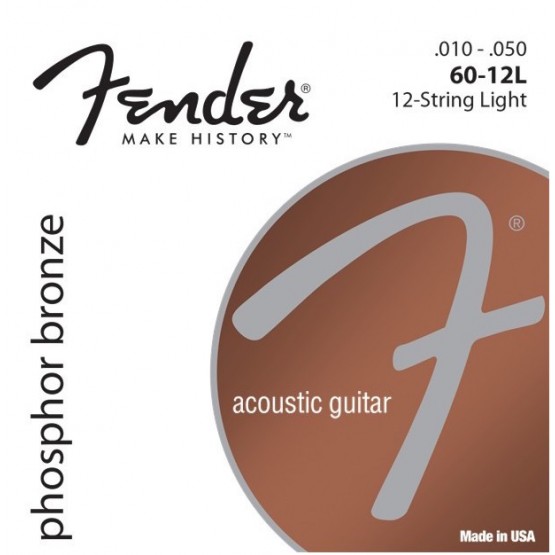  Phosphor Bronze 60-12L 10-50 для 12-струнной акустической гитары