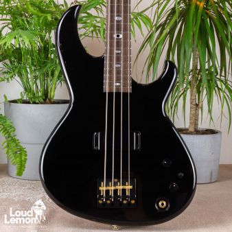 Aria Pro II SB-Black'n'Gold I Cliff Burton Signature Bass Black 2012 Japan