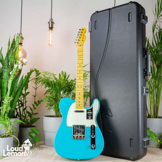 Fender American Professional ll Telecaster Miami Blue электрогитара