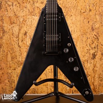 Gibson Gothic Flying V Satin Black 2001 USA электрогитара