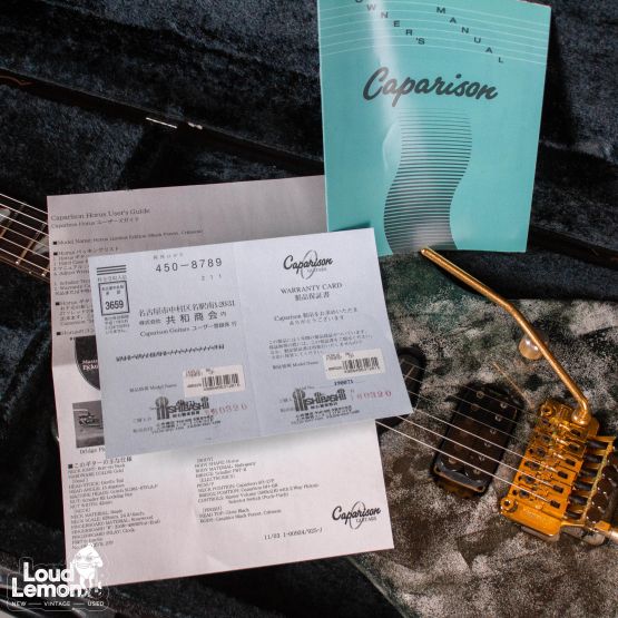 Caparison Horus Limited Edition Black Forest 2004 Japan электрогитара