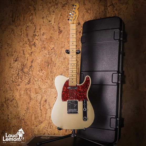 Fender American Deluxe Telecaster Olympic Pearl 2011 USA электрогитара