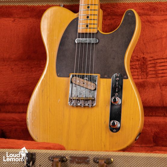 Fender AVRI '52 Telecaster Antique Butterscotch Blonde 1982 USA элкектрогитара