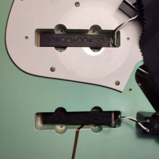 Fender JB62-75US Jazz Bass Sonic Blue 2002 Japan бас-гитара