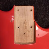 Fender MB98-70SD Mustang Bass Fiesta Red 1998 Japan бас-гитара