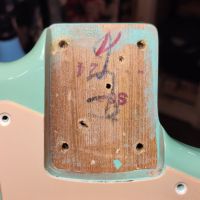 Squier Affinity Strat Surf Green 2002 China электрогитара