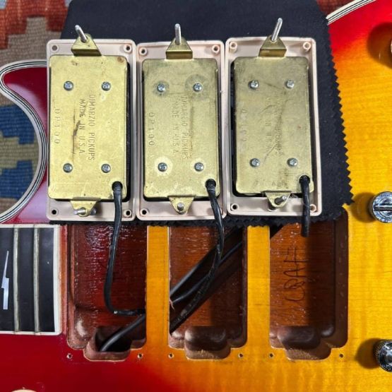 Gibson Ace Frehley Les Paul Custom Heritage Cherry Sunburst 1997 USA электрогитара