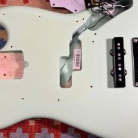 Fender American Performer Mustang Bass Satin Surf Green 2022 USA бас-гитара