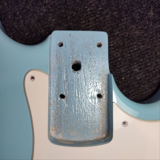 Squier Affinity Series Bronco Bass Daphne Blue 2006 Indonesia бас-гитара