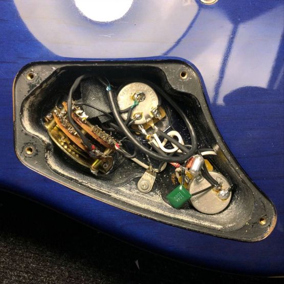 Fender American Deluxe Telecaster FMT Cobalt Blue Transparent 2004 USA электрогитара