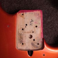 Fender American Deluxe Precision Bass Candy Tangerine 2002 USA бас-гитара