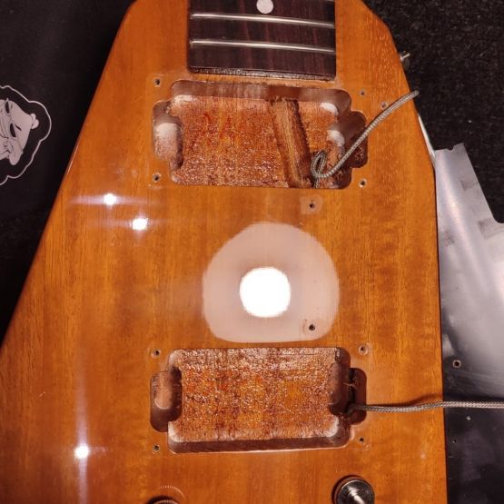 Gibson Flying V Antique Natural 2021 USA электрогитара