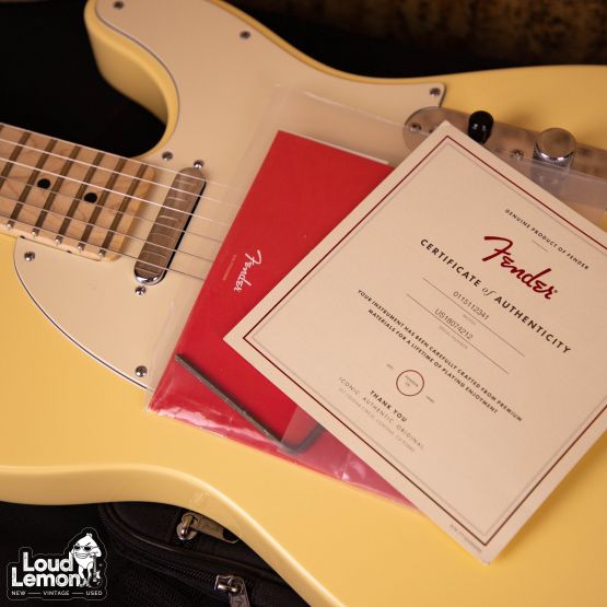 Fender American Performer Telecaster Vintage White 2018 USA электрогитара