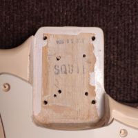 Fender Squier Series Stratocaster Arctic White 1994 Mexico электрогитара
