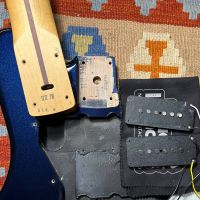 Fender 2021 Collection Hybrid II Jazzmaster Gun Metal Blue Japan электрогитара