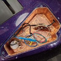Hamer Limited Edition Californian Elite Reverse Purple Metal Flake 1989 USA электрогитара