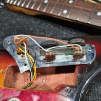 Fender Jaguar JG-66 Sunburst 1997 Japan электрогитара