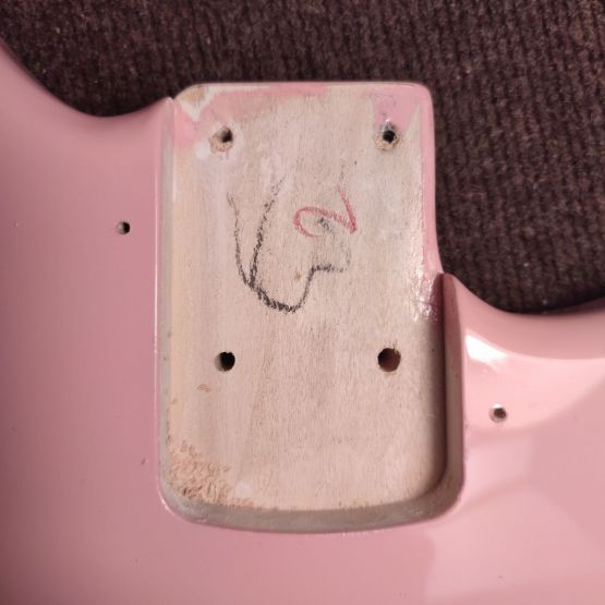 Squier FSR Affinity Series Jaguar Bass H Shell Pink 2022 Indonesia бас-гитара