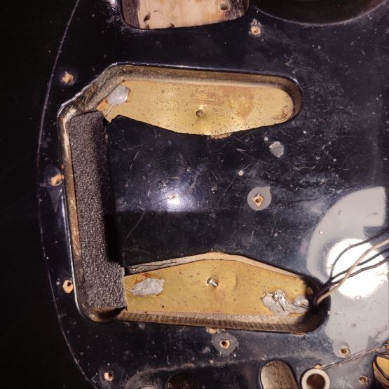 Fender Mustang Black 1977 USA электрогитара