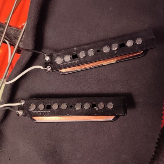 Fender JB62 Jazz Bass Matching Headstock Fiesta Red 2002 Japan бас-гитара