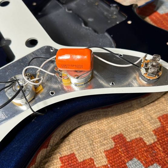Fender 2021 Collection Hybrid II Jazzmaster Gun Metal Blue Japan электрогитара