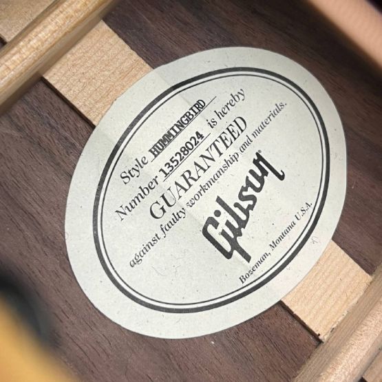 Gibson Montana Hummingbird Sustainable Antique Natural 2019 USA электроакустическая гитара