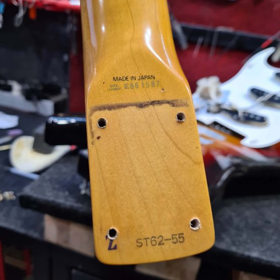 Fender Stratocaster ST62-55 Sunburst 1986 Japan электрогитара