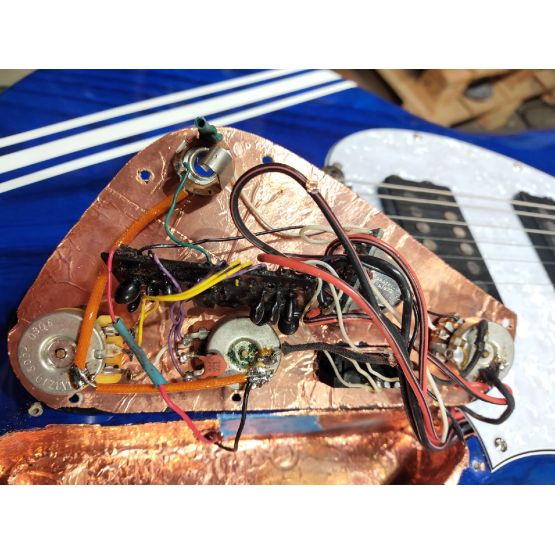 Music Man Stingray II Competition Transparent Blue 1977 USA электрогитара