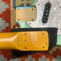 Fender MG-69 w/ Seymour Duncan Humbuckers Sonic Blue 2002 Japan элеектрогитара