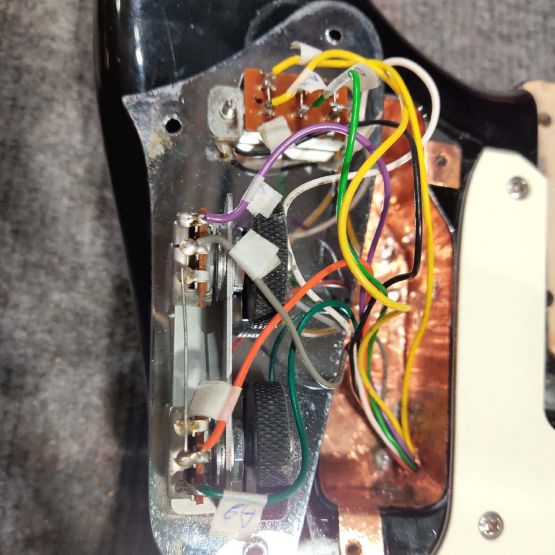 Fender JAB-EQ Jaguar Bass Black 2009 Japan бас-гитара