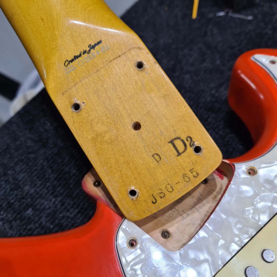 Fender Jag-Stang JSG-65 Fiesta Red 1997 Japan электрогитара
