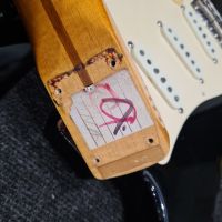 Fender AVRI '57 Stratocaster Black 1990 USA электрогитара