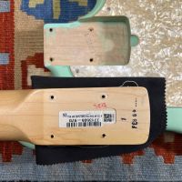 Fender American Performer Mustang Bass Satin Surf Green 2022 USA бас-гитара