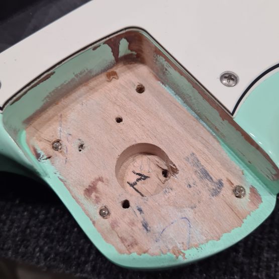 Fender Powercaster Surf Green 2018 Mexico электрогитара