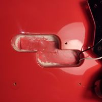 Fender MB98-70SD Mustang Bass Fiesta Red 1998 Japan бас-гитара