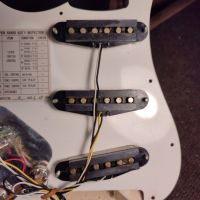 Fender Squier Series Stratocaster Arctic White 1994 Mexico электрогитара