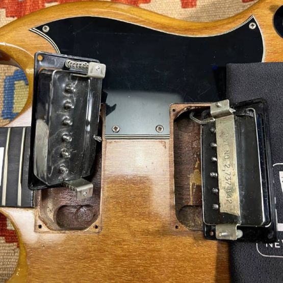 Gibson SG Standard Walnut 1974 USA электрогитара