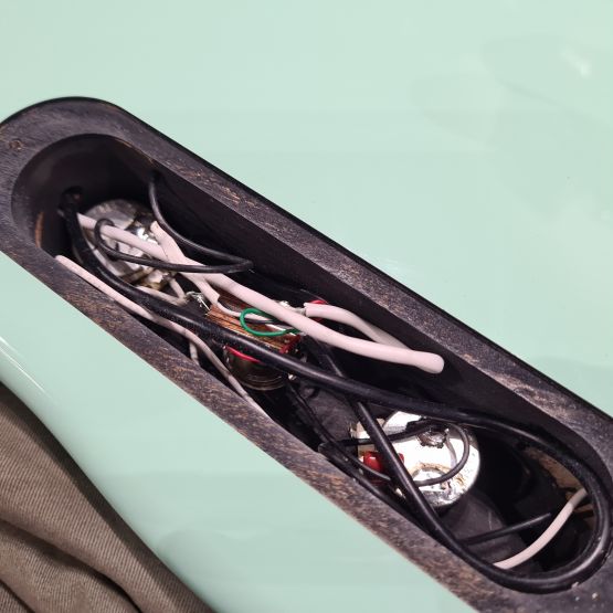Fender Powercaster Surf Green 2018 Mexico электрогитара