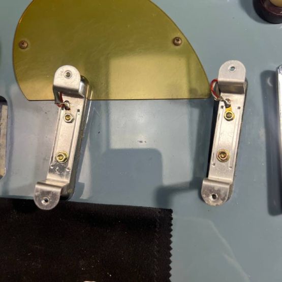 Danelectro Longhorn Bass Blue Suede 1990s Korea бас-гитара