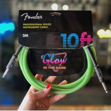 Fender Professional Series Glow in the Dark Green гитарный кабель 3 метра