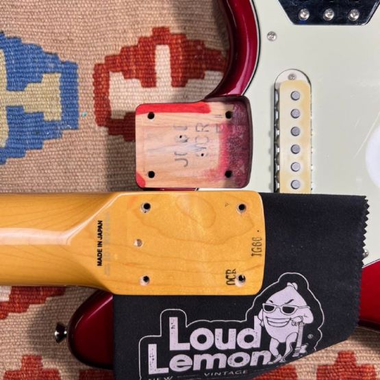 Fender JG66 Jaguar Old Candy Apple Red 2013 Japan электрогитара