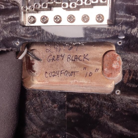 PRS Custom 24 Gray Black 10 Top 1995 USA электрогитара