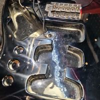 Fender Stratocaster Standard Black 2008 Mexico электрогитара