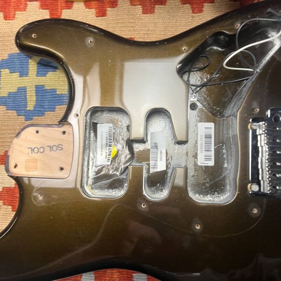 Fender American Ultra Stratocaster HSS Texas Tea 2023 USA электрогитара