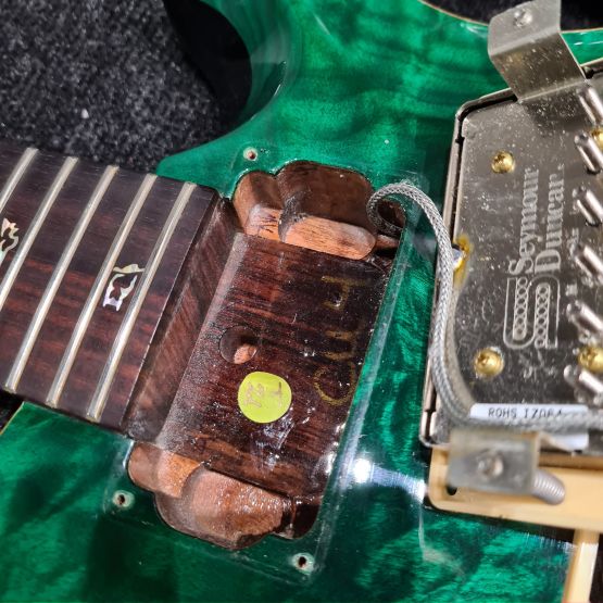 PRS Custom 24 Emerald Green 10 Top 2008 USA электрогитара