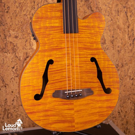 Aria FEB-F2/FL Stained Brown 2020's China электроакустический безладовый бас