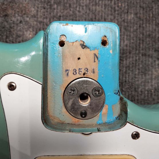 Fernandes Stratocaster Transperent Blue 1973 Japan электрогитара