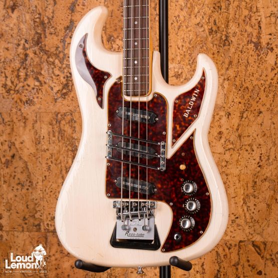 Baldwin Hank Marvin Signature Burns Shadows Bass White 1967 England бас-гитара